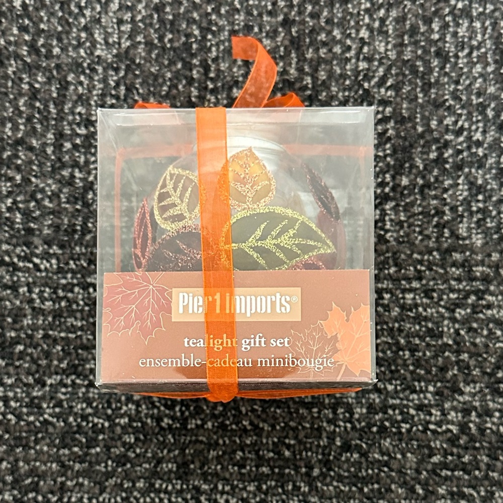 Pier 1 Imports tealight gift set ensemble-cadeau minibougie